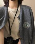 Soft and Feminine Knitted Cardigan