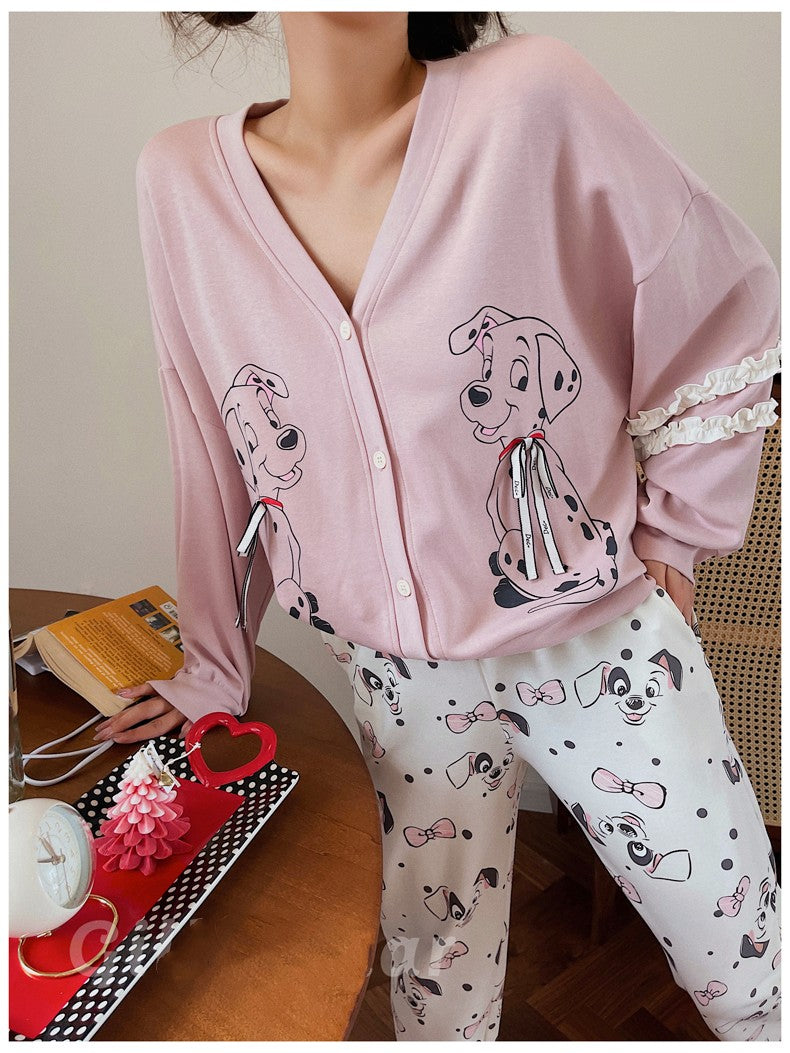 Cotton 101 Dalmatian Collaboration for Home Wear