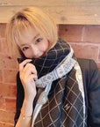 100% Pure Wool Paris Eiffel Tower Scarf(with gift box)