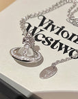 3D Saturn Necklace
