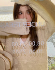 Vintage V-Neck Wool Knitted Hollow-Out Sweater