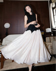Luxury French Vintage-Style Tulle Dress