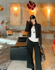 Sweet & Cool Girl Style Stand Collar Jacket