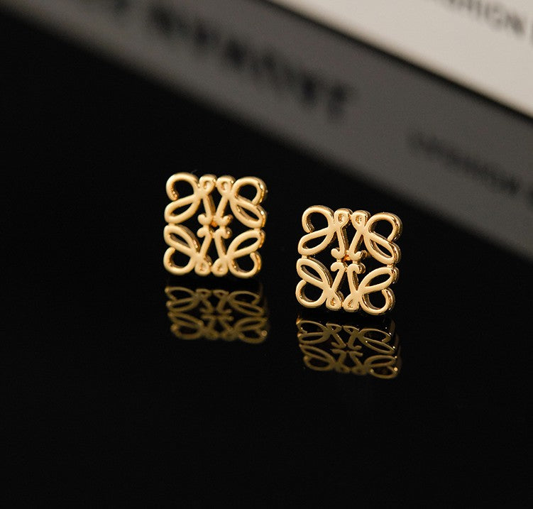 Square Stud Earrings