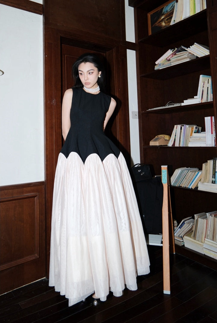 Luxury French Vintage-Style Tulle Dress