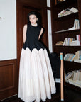 Luxury French Vintage-Style Tulle Dress