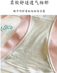 Garden Style Ice Silk Wrap Hip Mid-Waist Panties (Pack of 2)