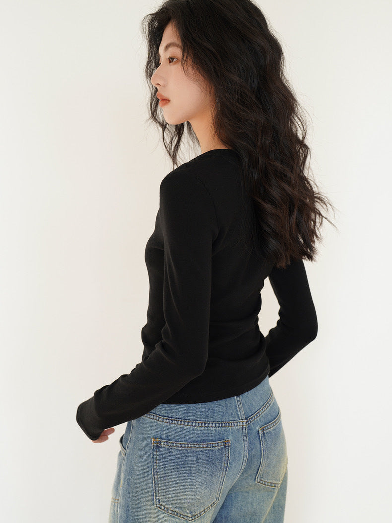 Korean AMTN Upgraded V-Neck Fleece-Lined Base Layer