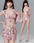Elegant 4-Piece Chic Bikini Set