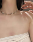 Luxury Double-layered Spicy Girl Collarbone necklace