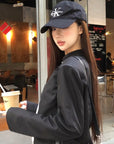 Sweet & Cool Girl Style Stand Collar Jacket