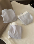 Gentle Silk Antibacterial Morandi Mid-Rise Briefs (3 Packs)