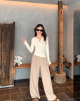Korean AMTN Upgraded V-Neck Fleece-Lined Base Layer