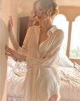 Ice Silk Super Soft Shirt Nightgown