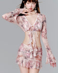 Elegant 4-Piece Chic Bikini Set