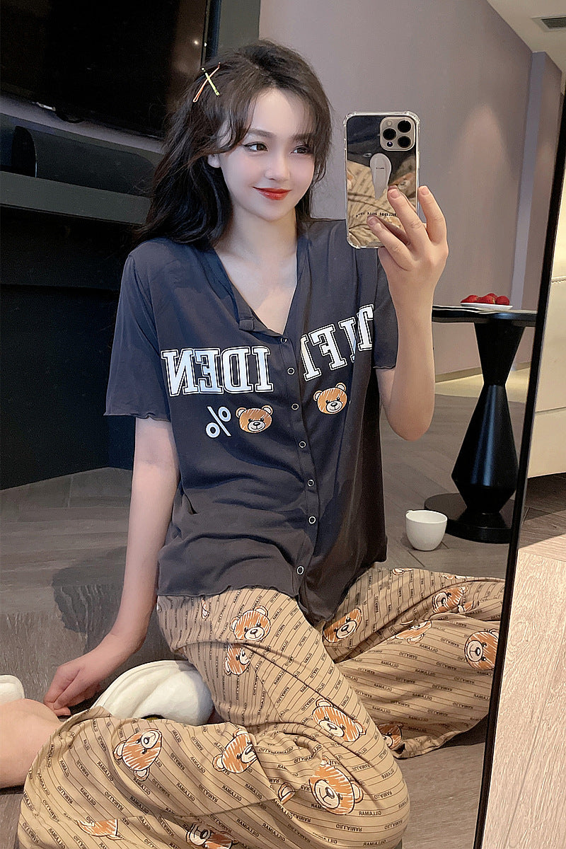 Cotton Cutie Bear Pajama Suit