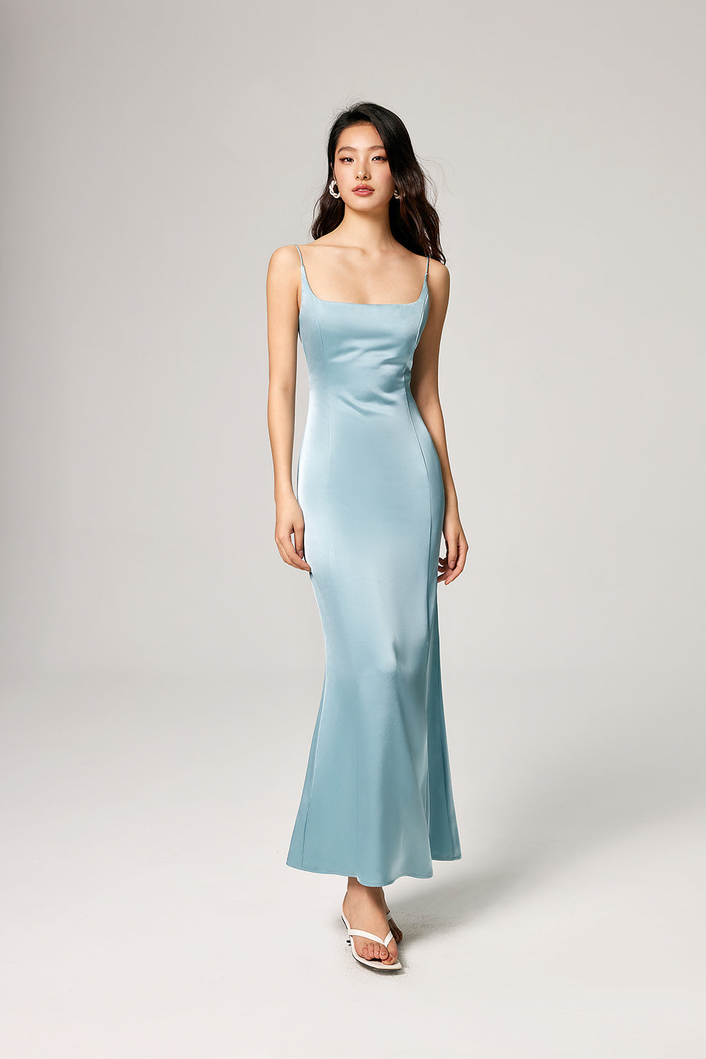 Lucury Ribbon Satin Dress