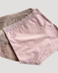 Japan Gun Two-Piece High-Waisted Lace Panties with Mulberry Silk Gusset