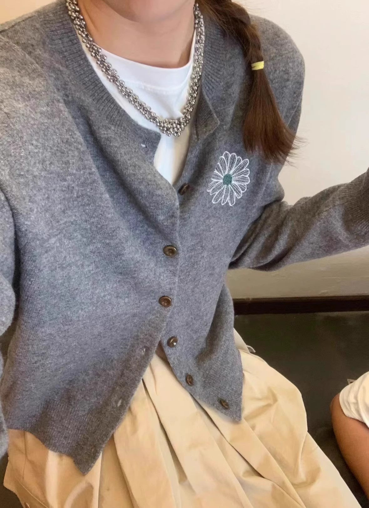 Soft and Feminine Knitted Cardigan