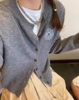 Soft and Feminine Knitted Cardigan