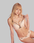 3D Push-Up Lace Wireless Bra Set