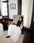 Luxury French Vintage-Style Tulle Dress
