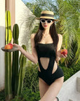 Triangle Cutout One-Piece Swimsuit