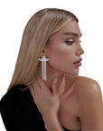 Saturn Tassel Earrings