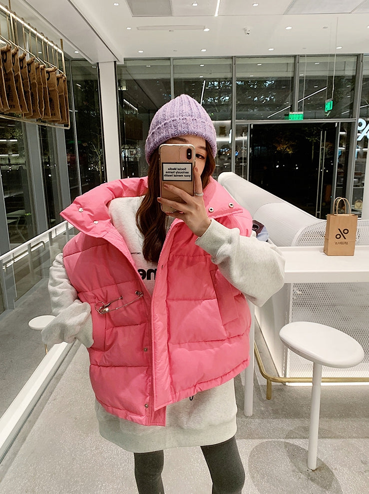 Cloud Cotton Korean Style Loose-Fit Vest