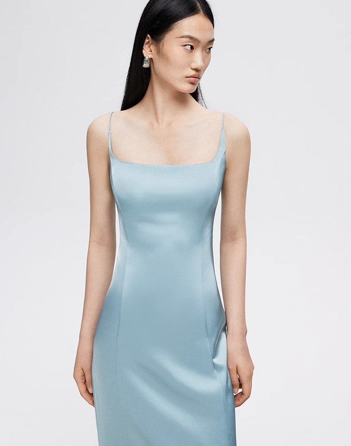 Lucury Ribbon Satin Dress
