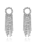 Rhinestone Tassel Earrings