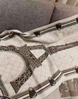 100% Pure Wool Paris Eiffel Tower Scarf(with gift box)