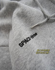 American BM Style Grey Plaid Fleece Hoodie (450g)