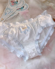 Japanese Lolita Flounces Cotton Underwear (2 Pieces)