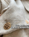 Oatmeal Double-sided Woolen Chanel-style Jacket
