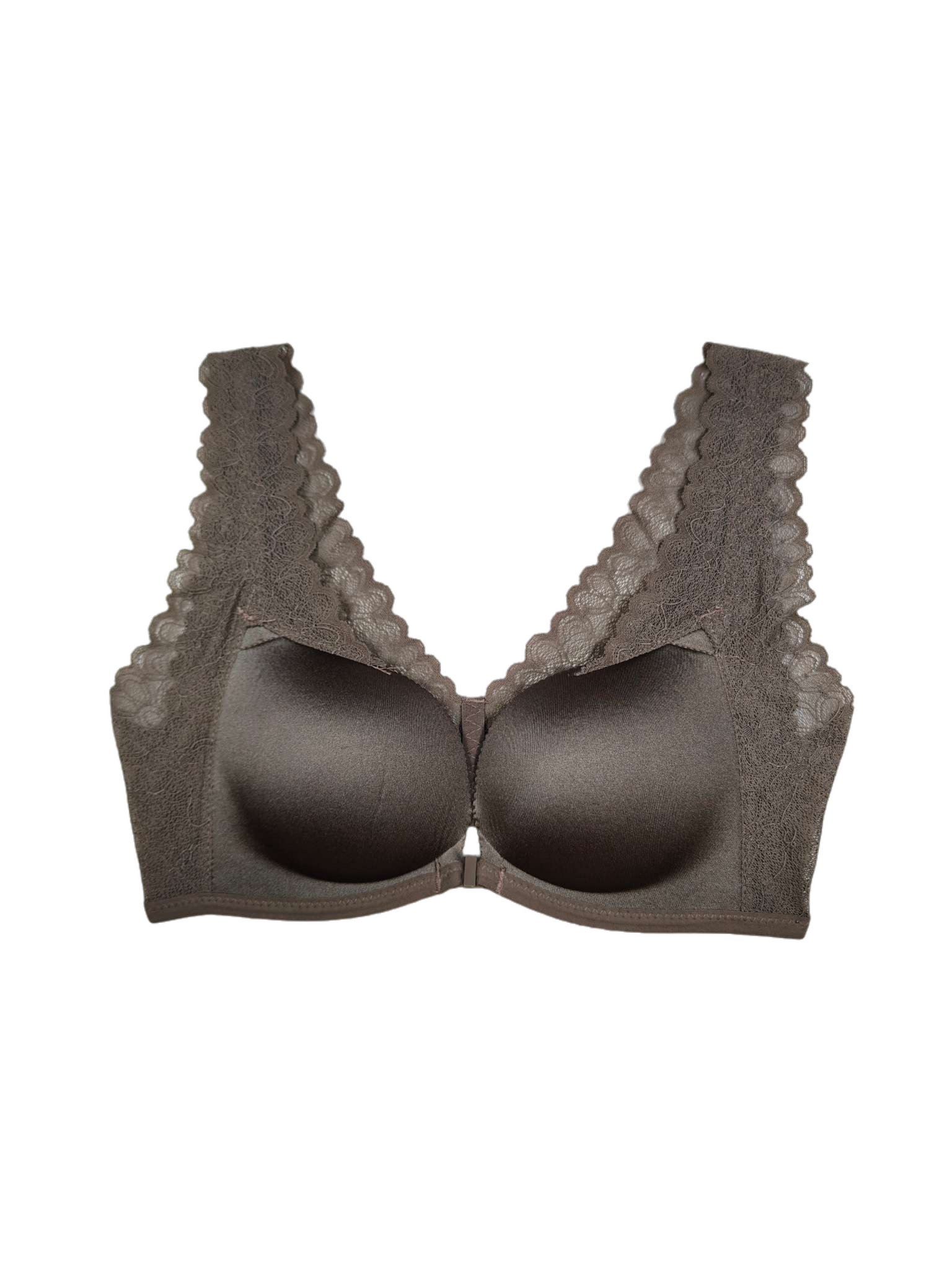 Front-Clasp Lace Push-Up Bra