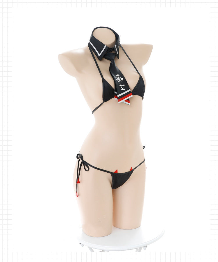 Sexy Underwear With Transparent Three-Point Crotch