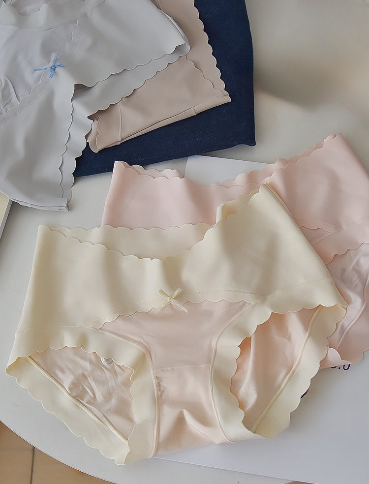 Seamless Hip-Lifting Antibacterial Modal Mid-Rise Panties(Pack of 3)