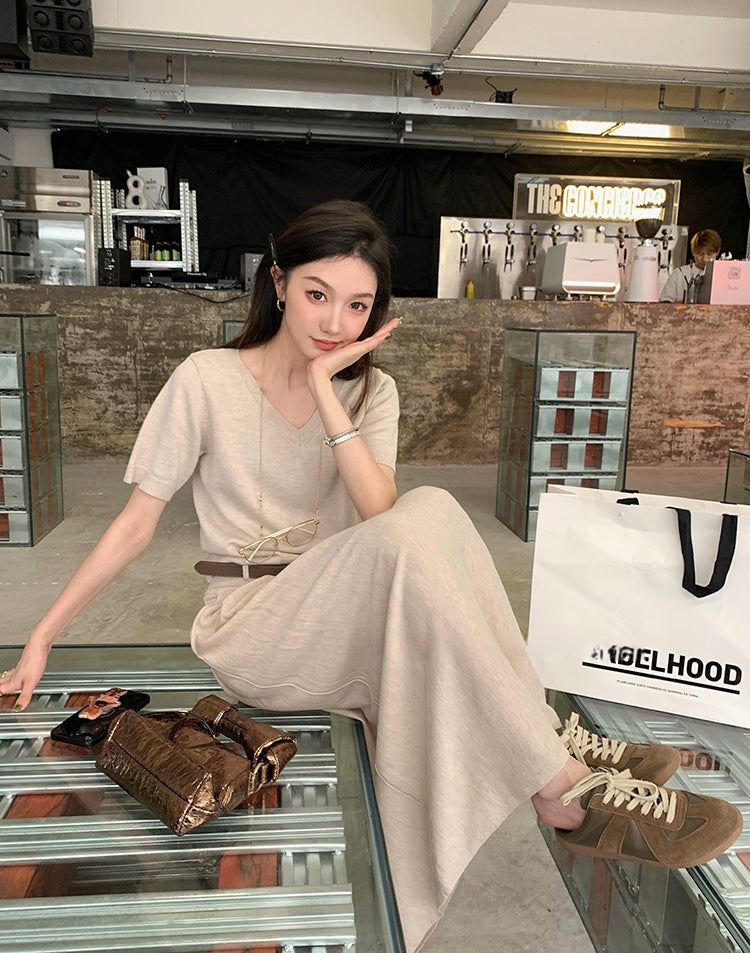 Urban Textured Knit Set