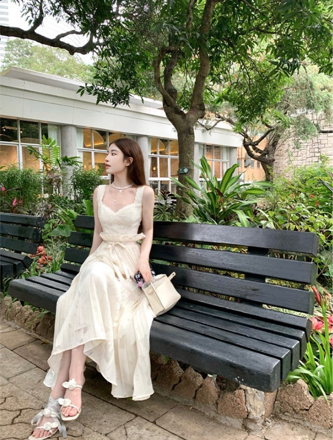Lucury Lace White Moonlight Dress