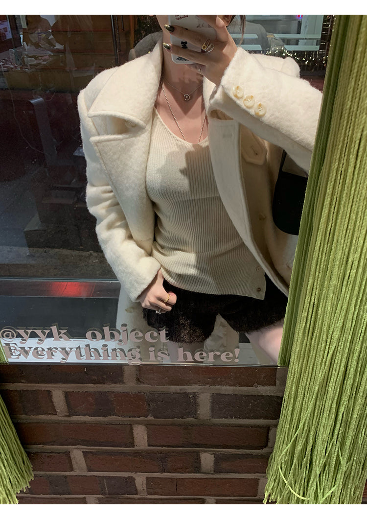 Basic Slim-Fit Buttoned Top
