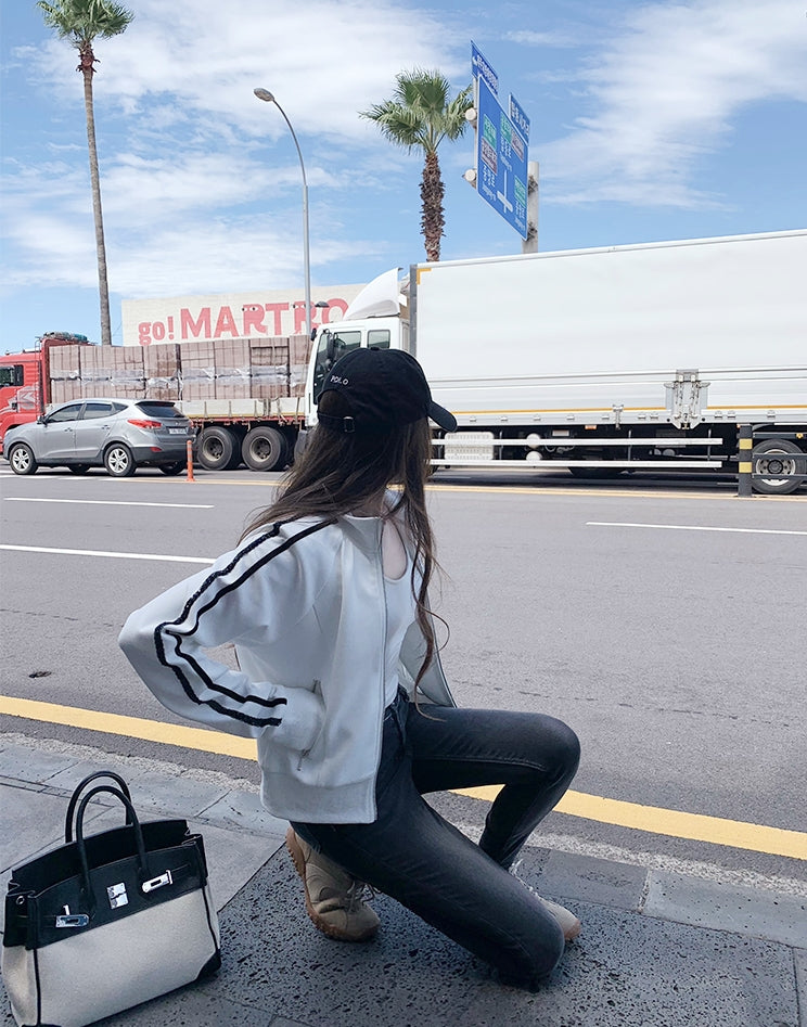 Sweet &amp;amp; Cool Cropped Sweatshirt Jacket