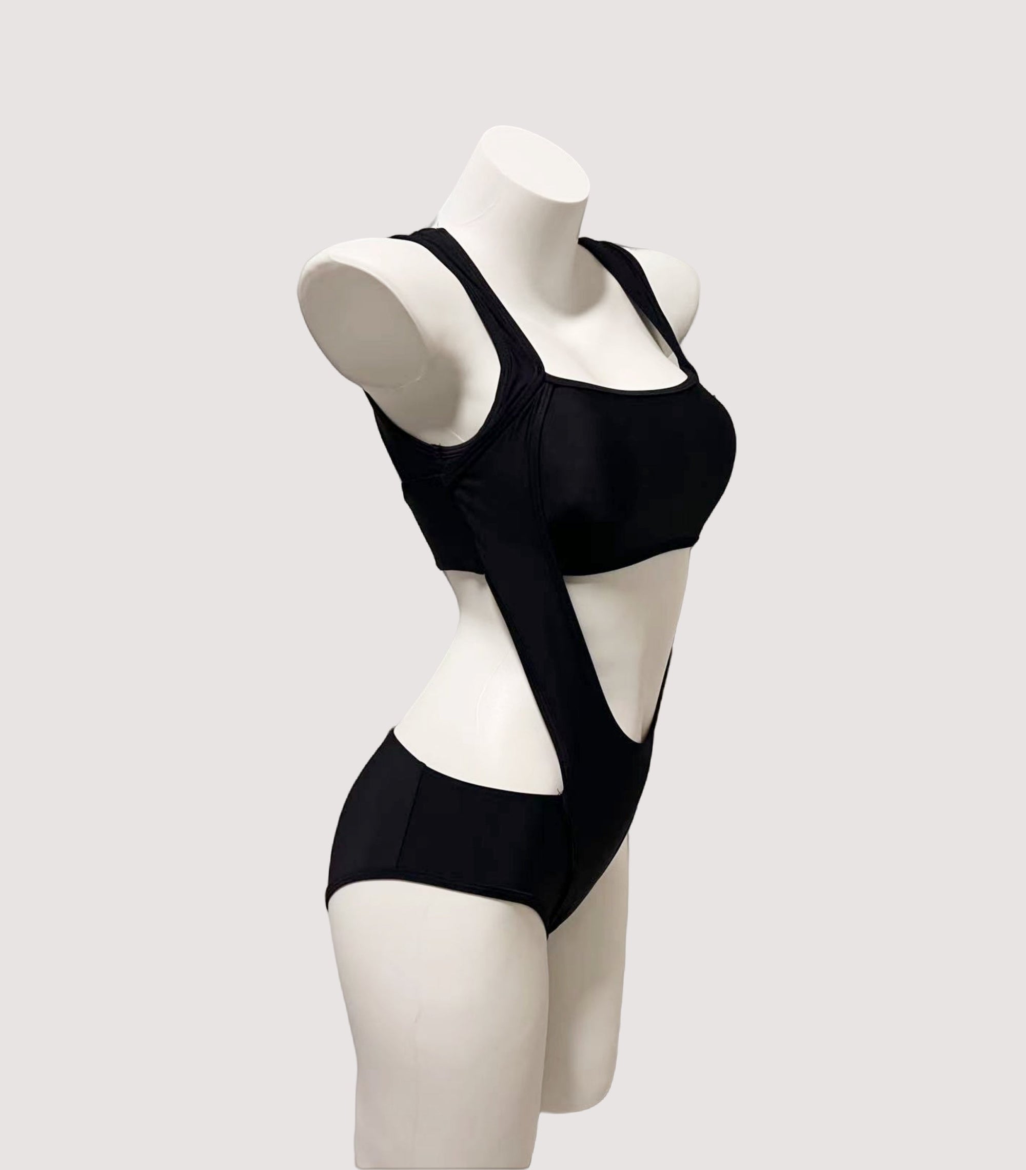 Triangle Cutout One-Piece Swimsuit