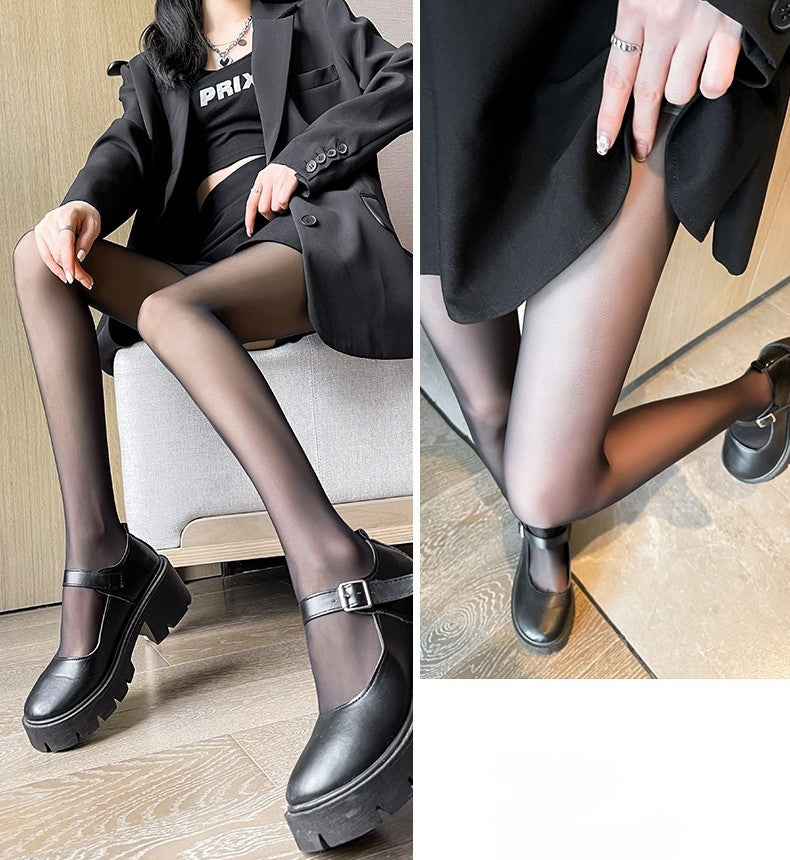 Black 0 Denier Sheer Tights