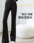 U-shaped Lifted and Fleece-lined Flared Pants