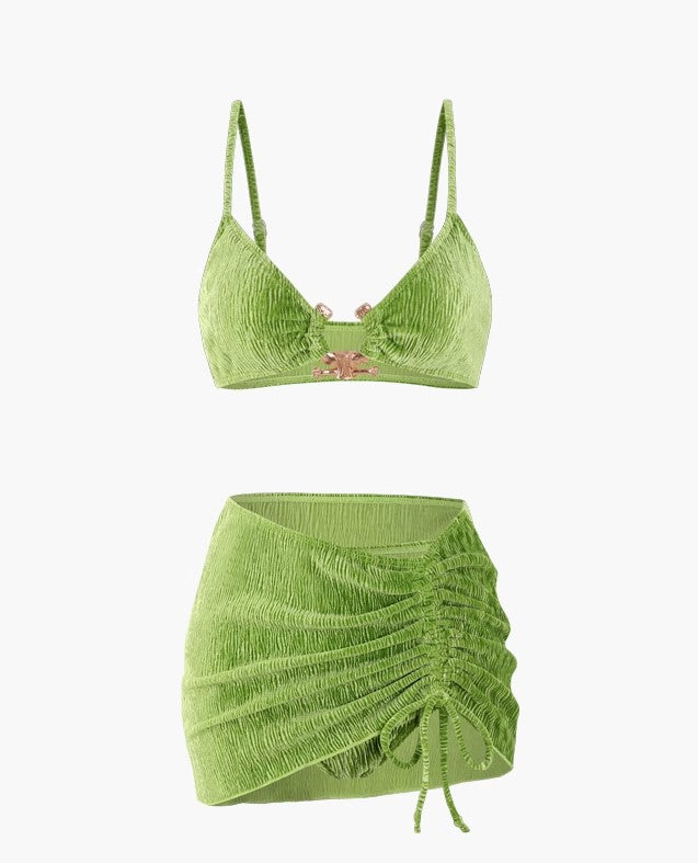 Velvet Bikini 3-Piece Set &amp;nbsp;