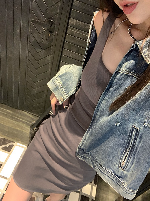 Ruched Tank Dress with Built-in Bra Pads and High Elasticity