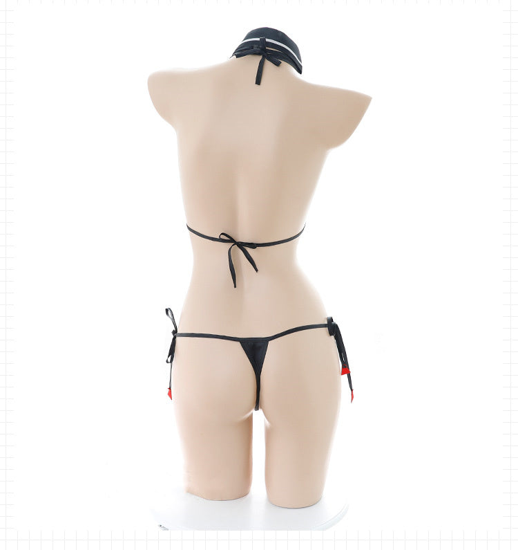 Sexy Underwear With Transparent Three-Point Crotch