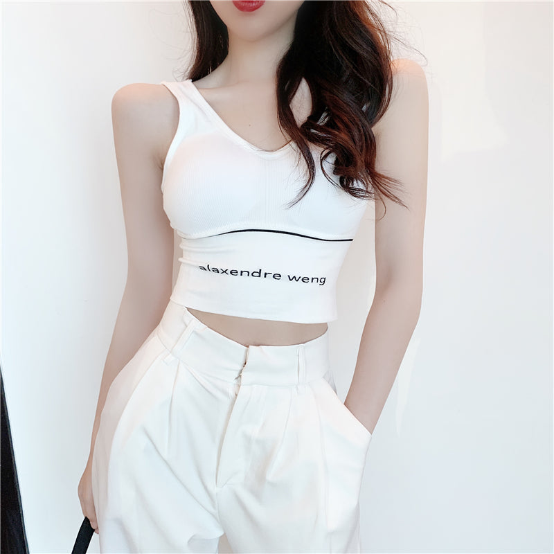 U-Back Base Vest with letters