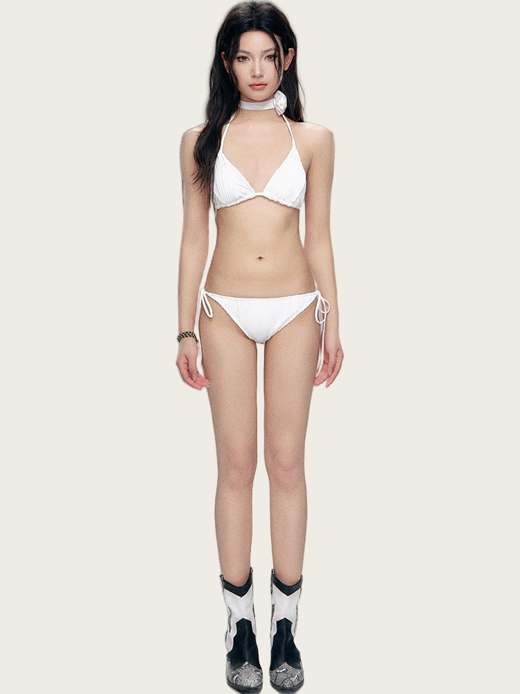 4-Piece Bikini and Shirt Set (Includes Belt)